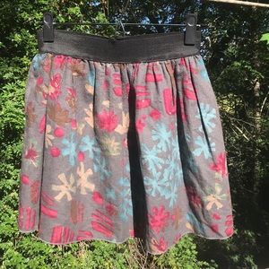 Homemade flannel skirt
